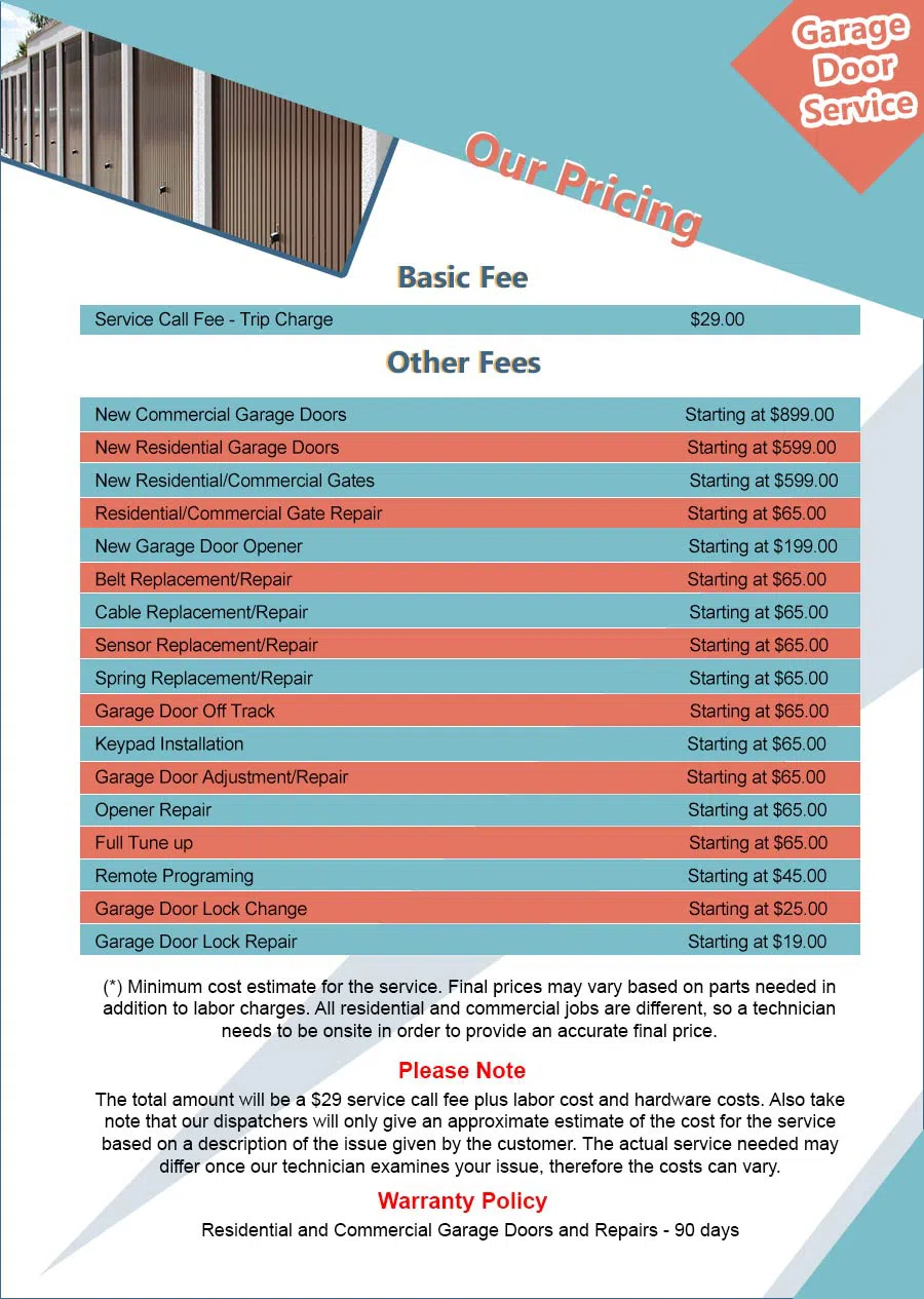 Golden Garage Door Service New York, NY 212-918-5397